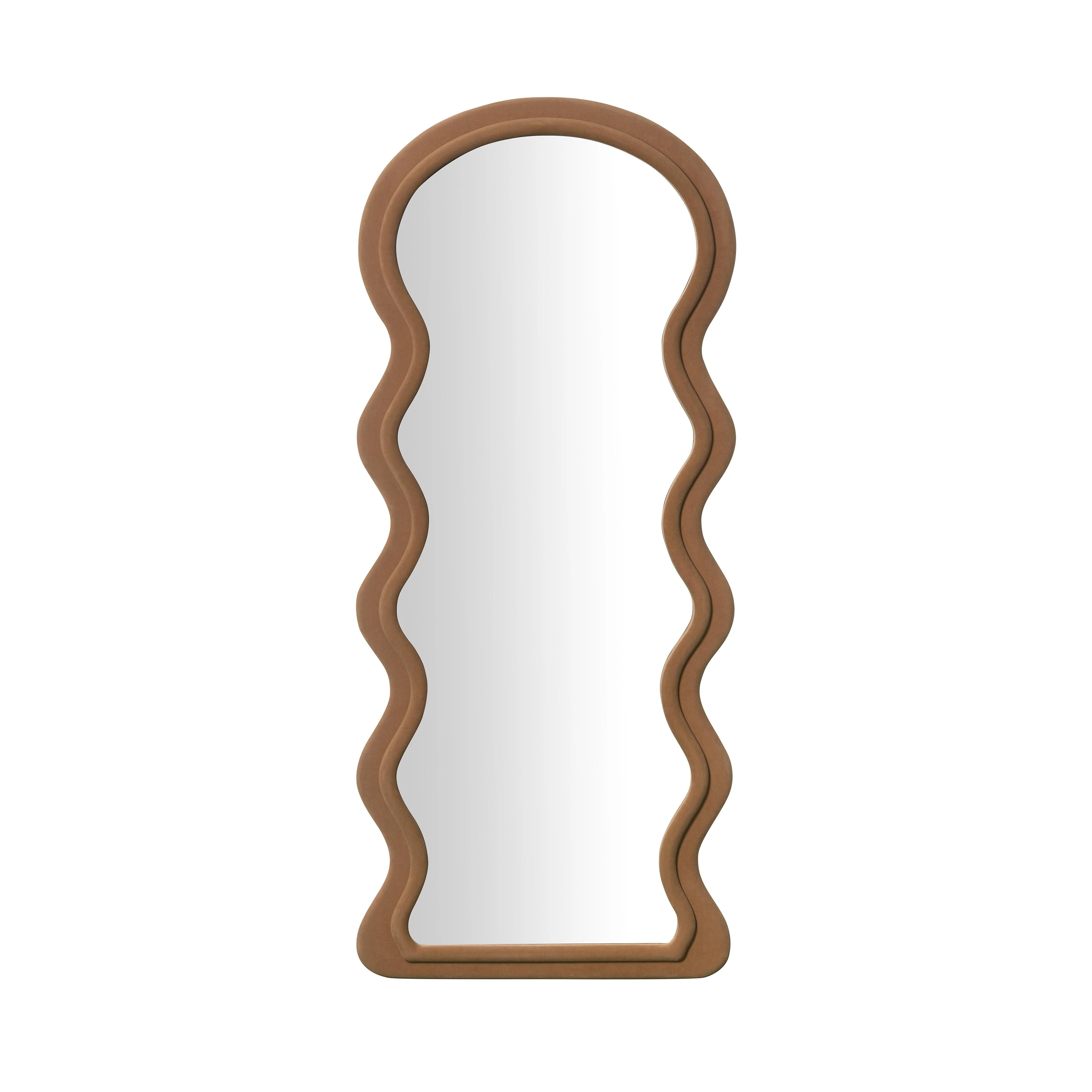 Rhodes 70" Velvet Floor Mirror - Image 7