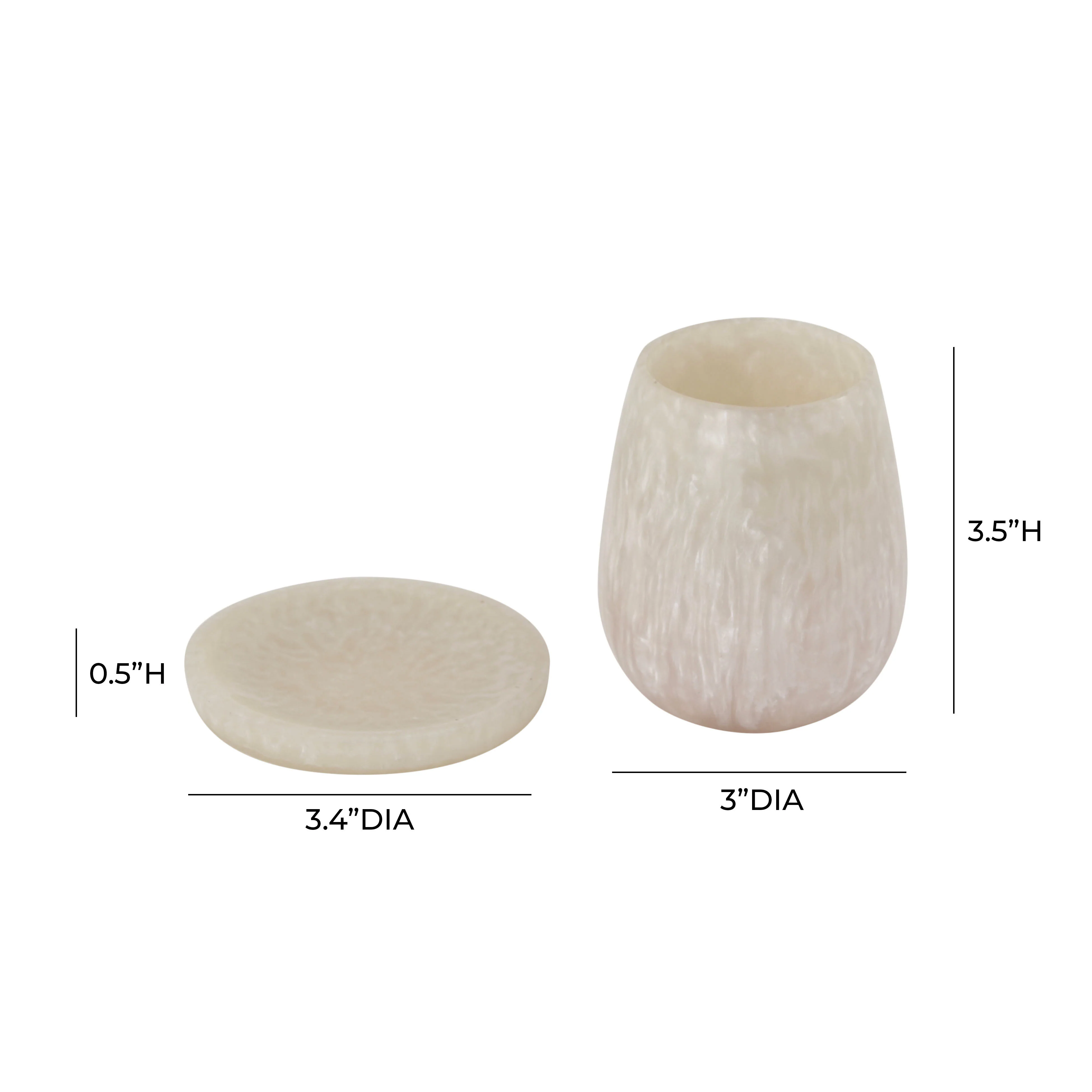 Rounded Resin Kiddush Cup - Image 4