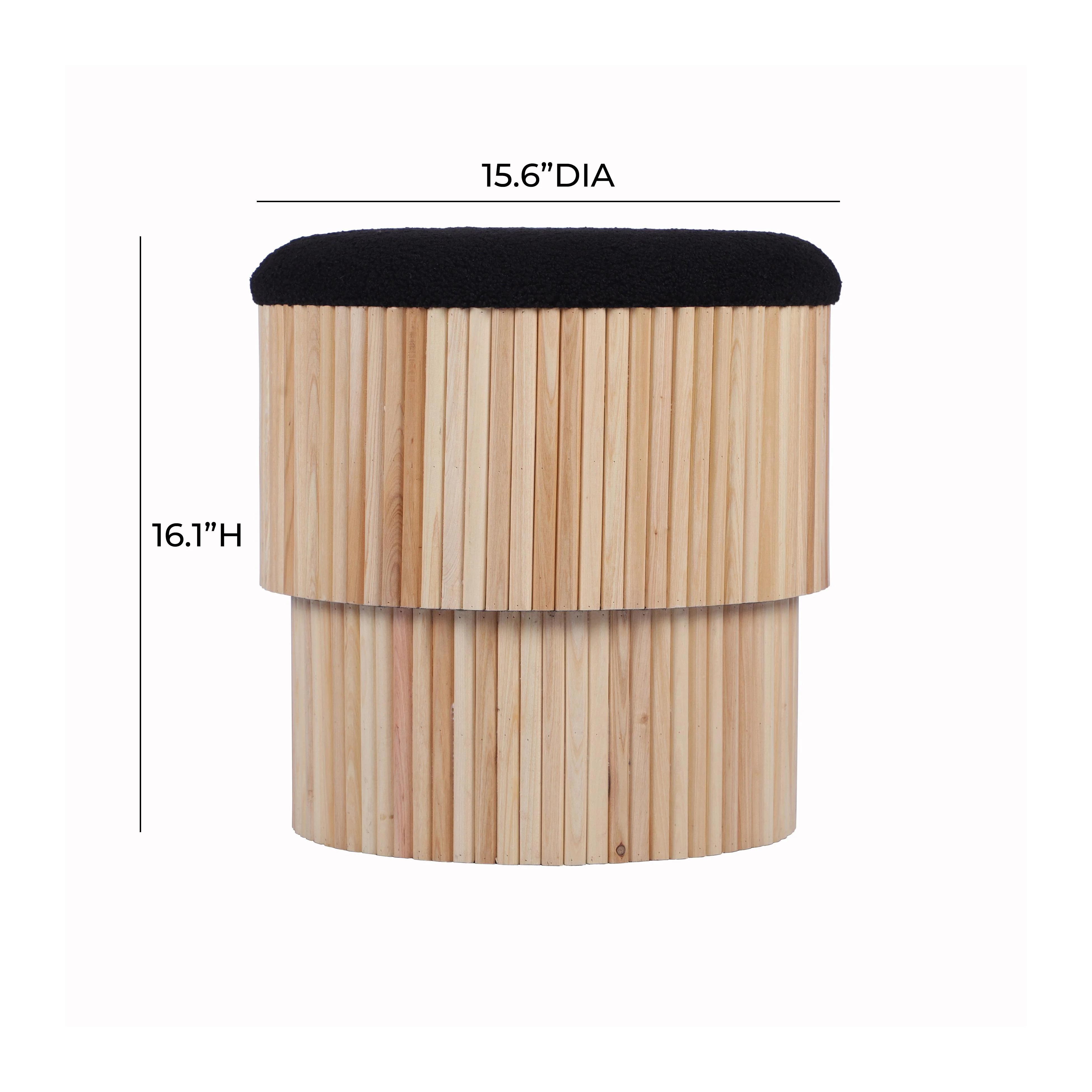 Sagano Tiered Storage Ottoman - Image 12