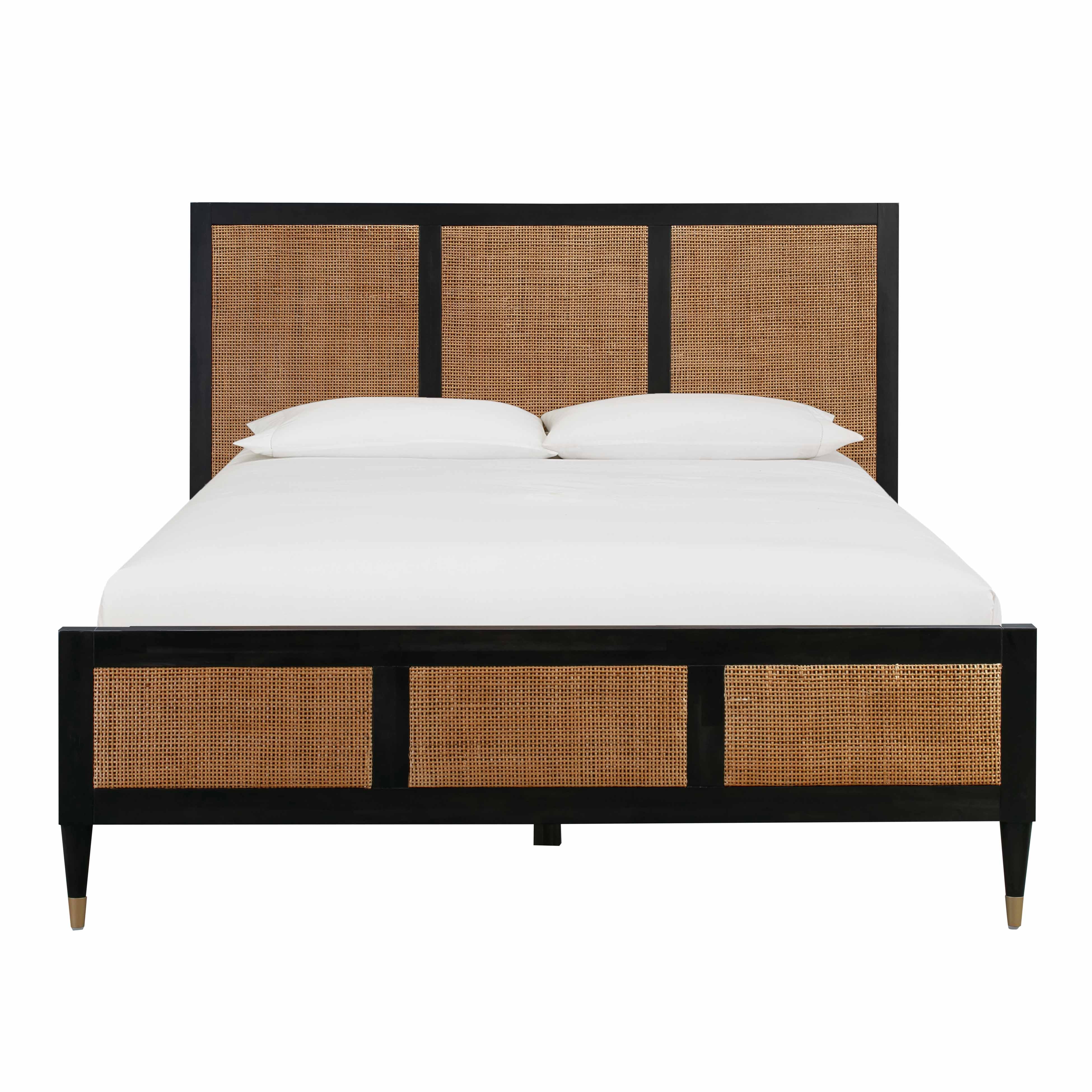 Sierra Wood & Rattan Bed - Image 12