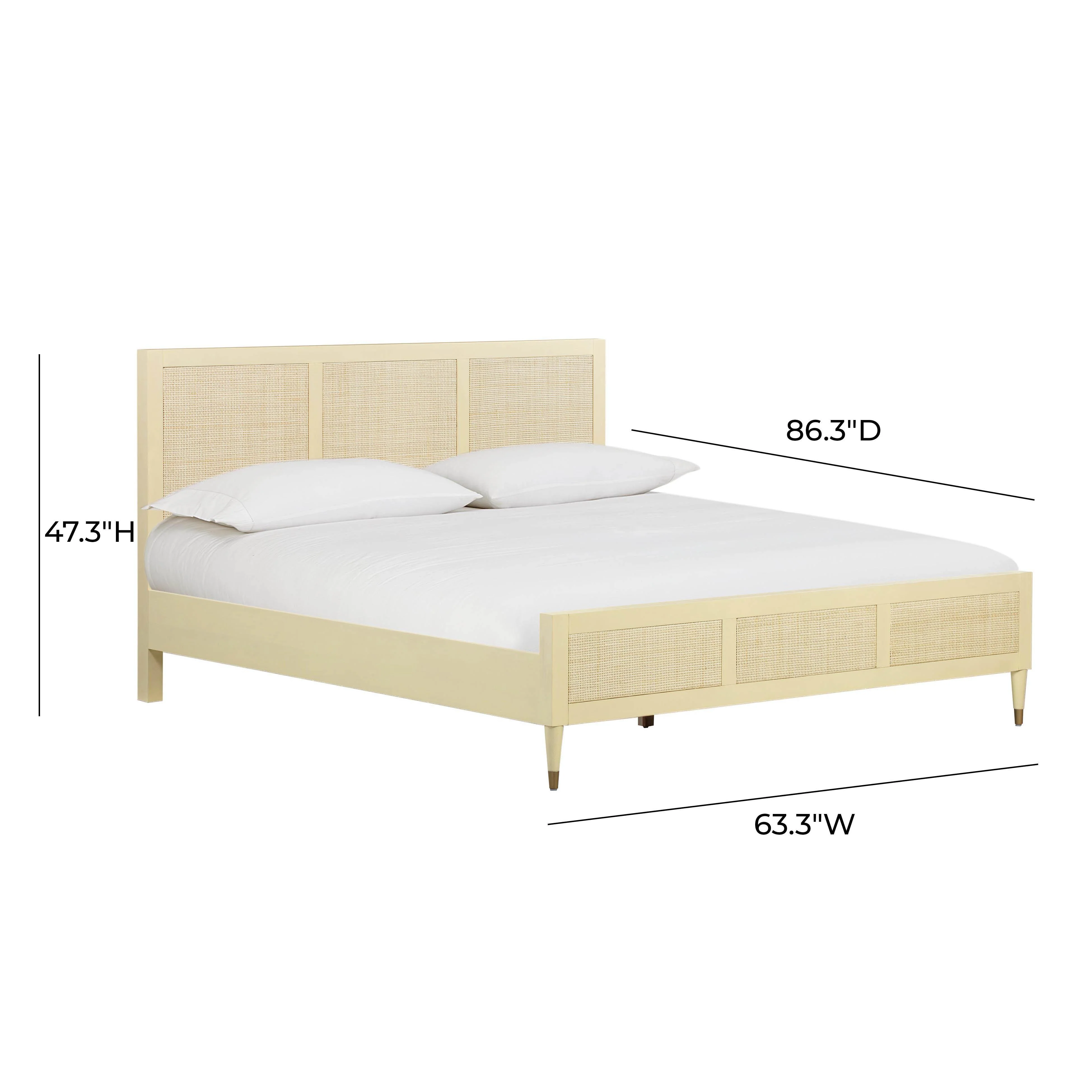 Sierra Wood & Rattan Bed - Image 26