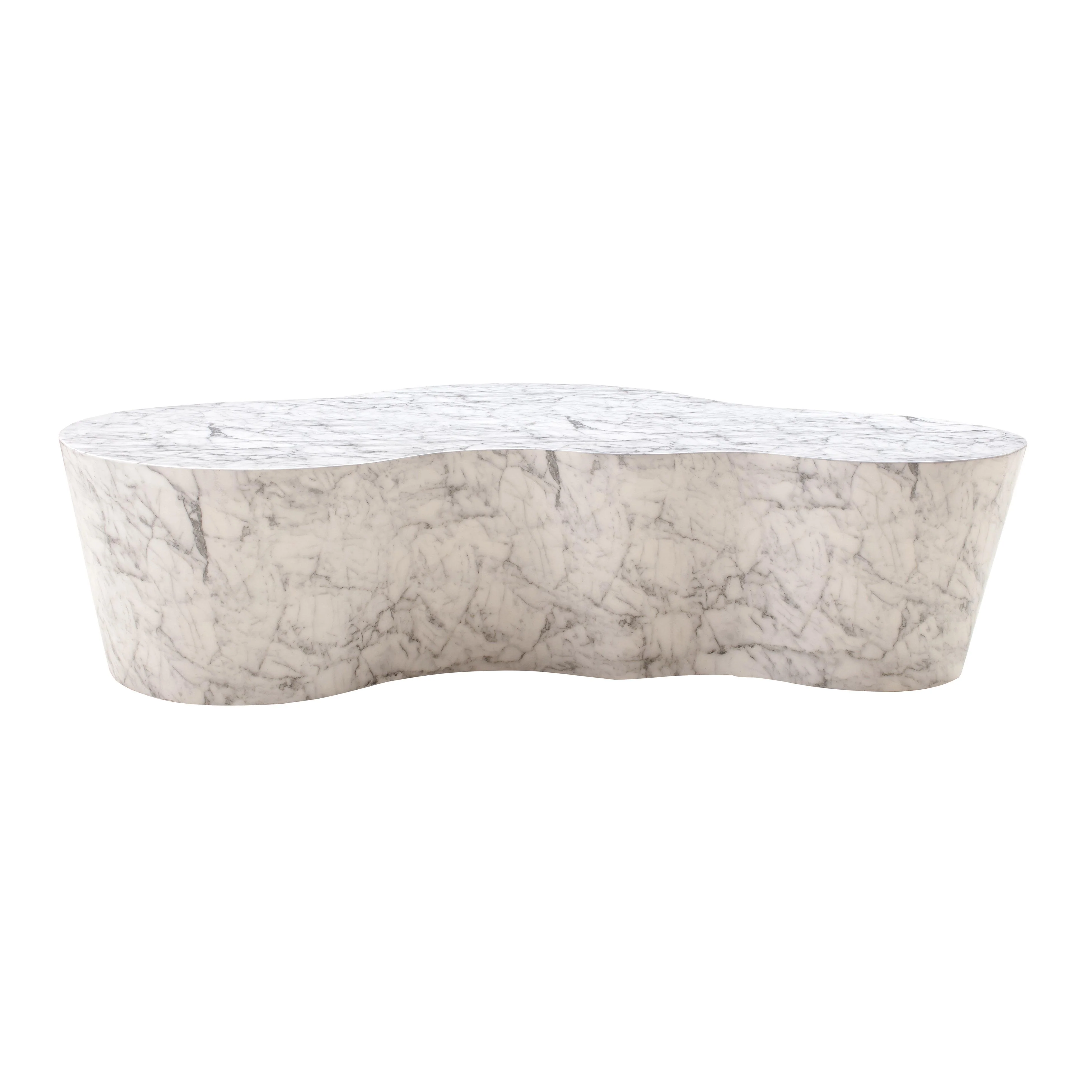 Slab 59" Concrete Indoor/Outdoor Coffee Table - Image 3