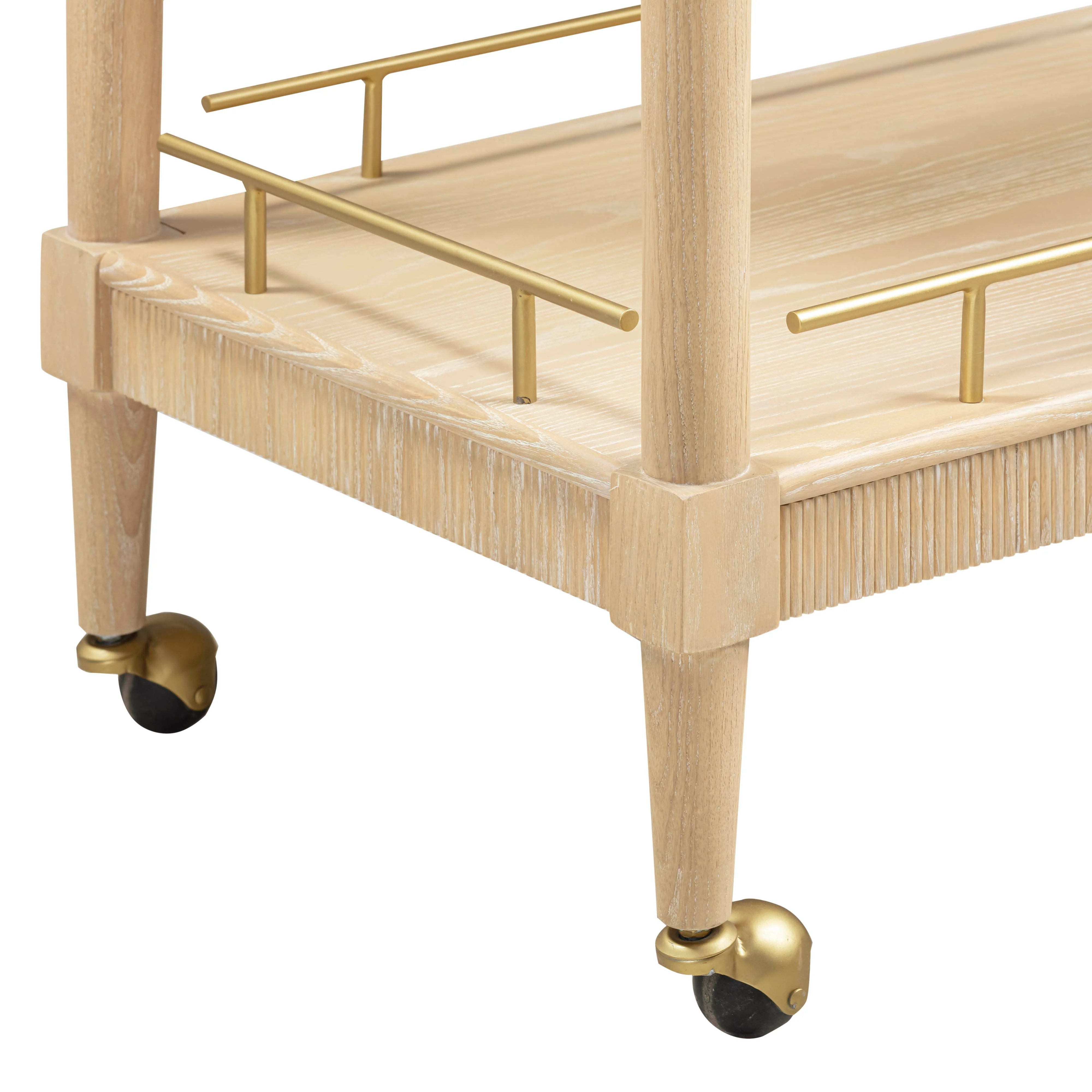 Slosh 37" Natural Ash Bar Cart - Image 6