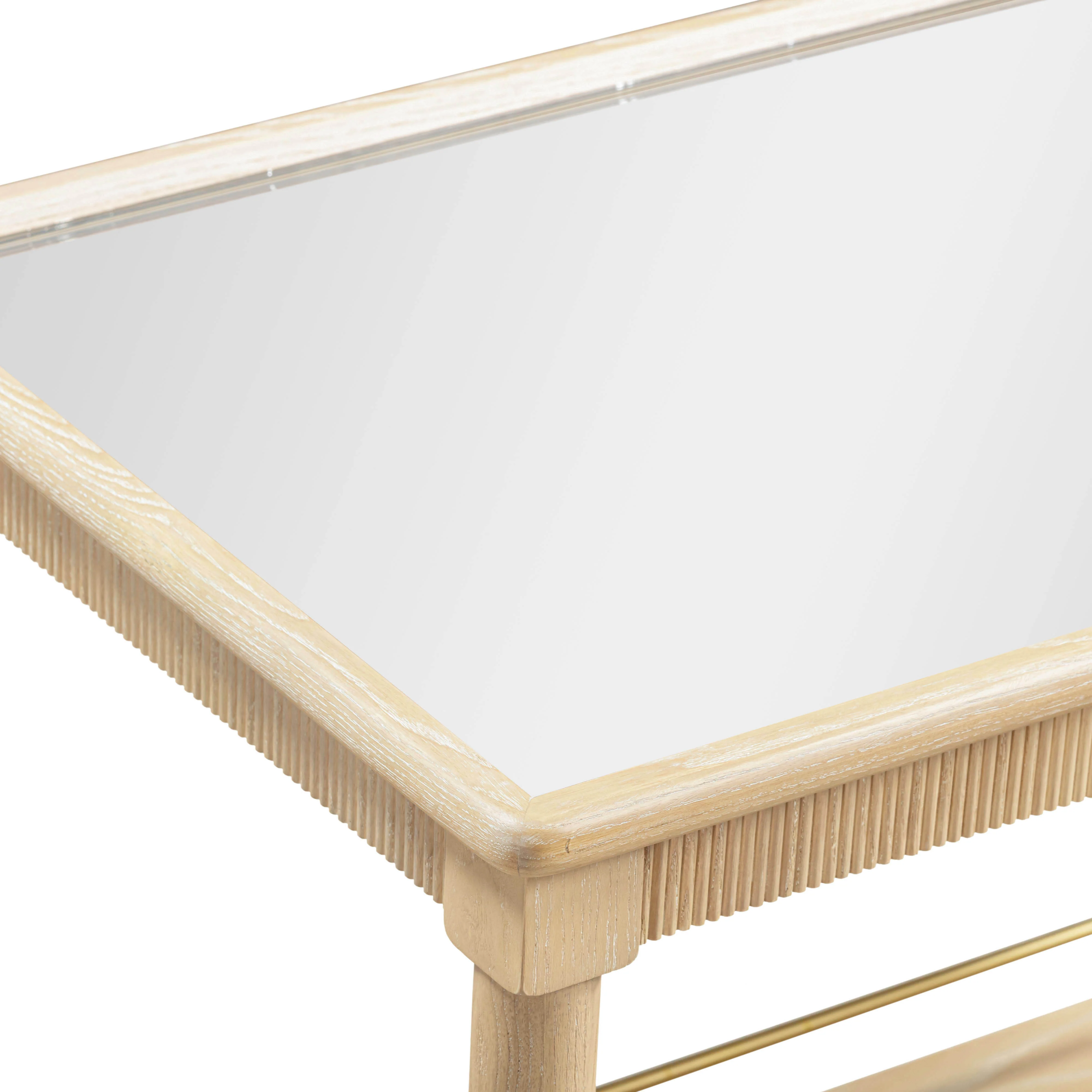 Slosh 37" Natural Ash Bar Cart - Image 7