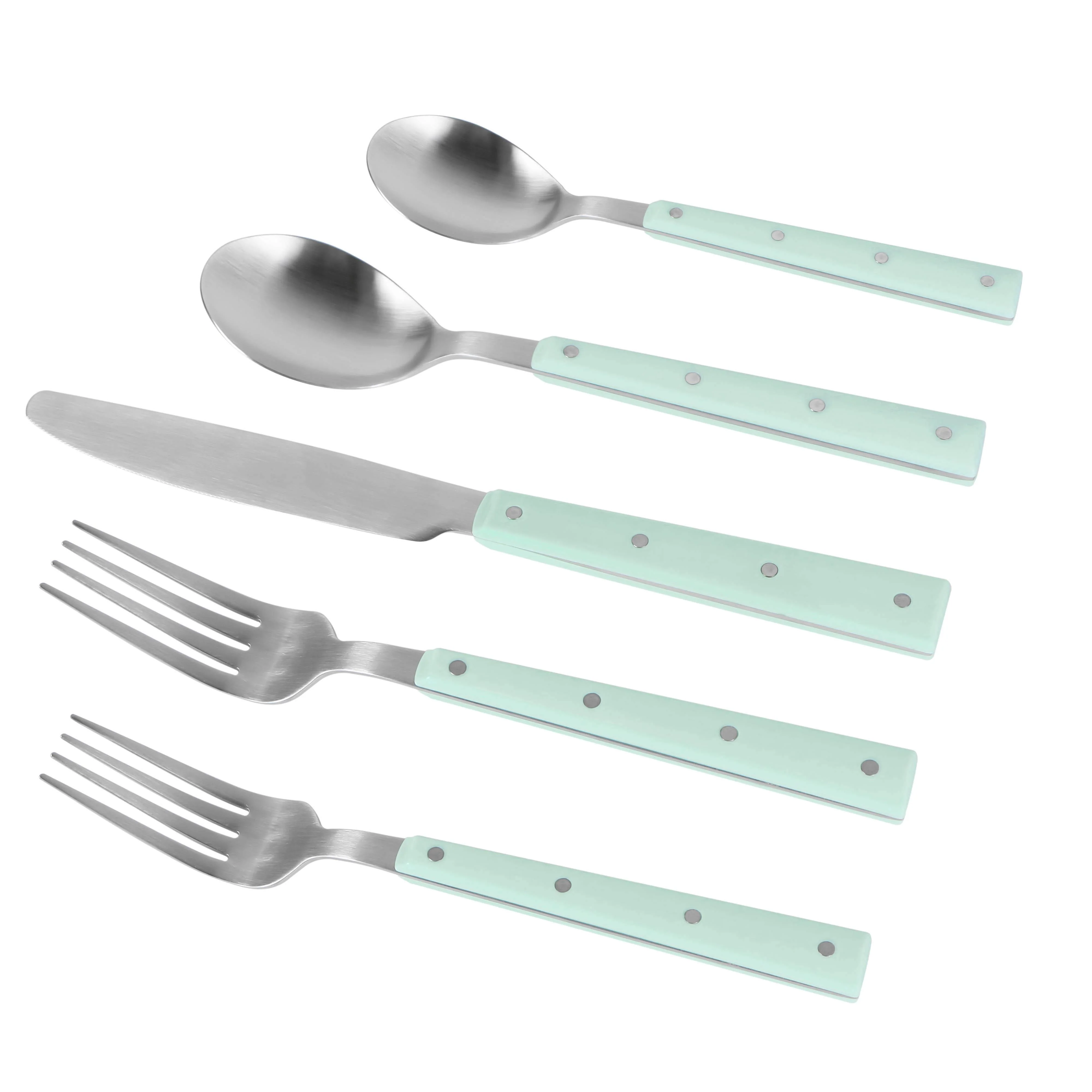 Soline Stainless Steel Flatware - Set of 5 Pieces - Service for 1 - Image 7