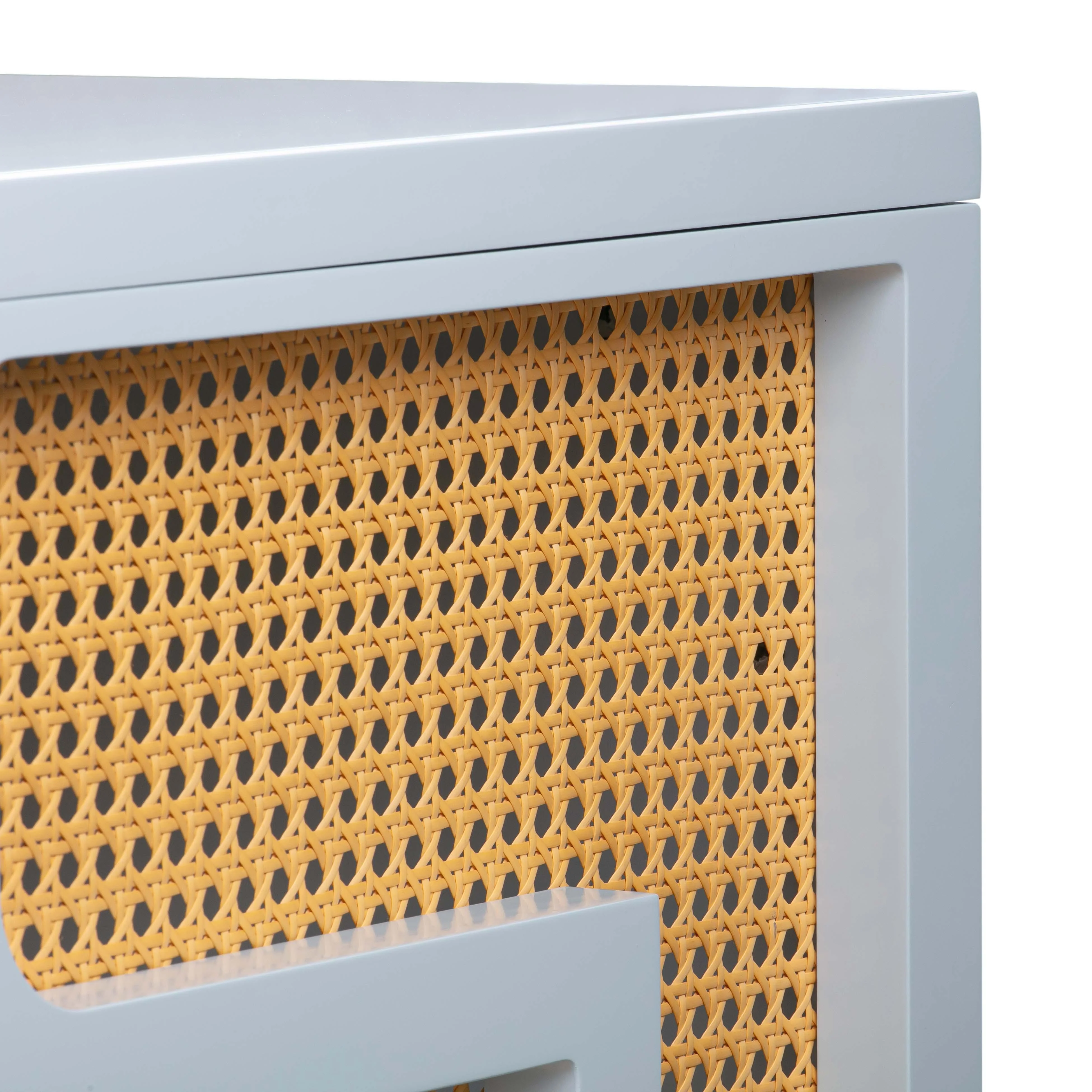 Suzie 62" Rattan Executive Desk With Drawer - Image 24