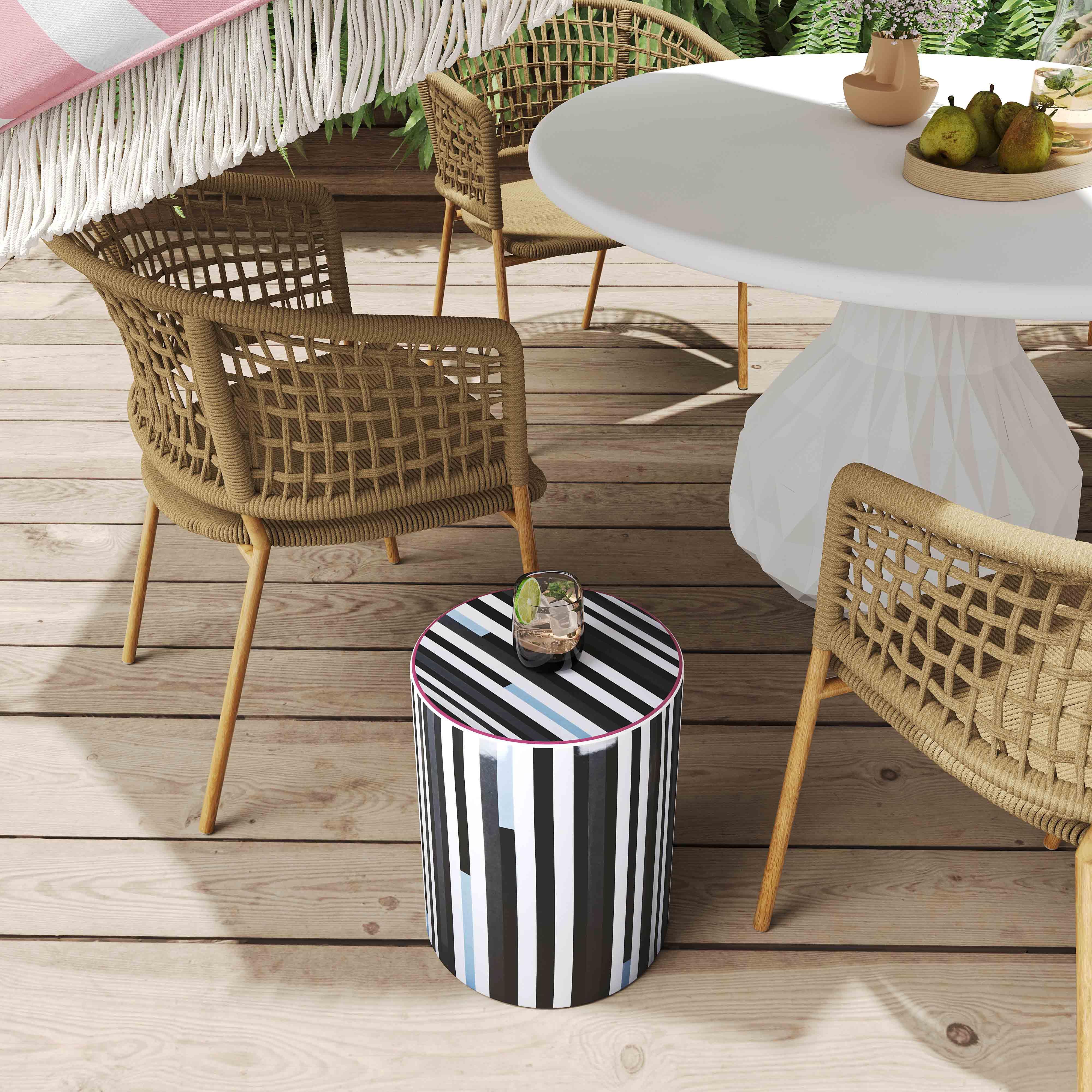 Taurus Ceramic Indoor/Outdoor Stool - Image 14