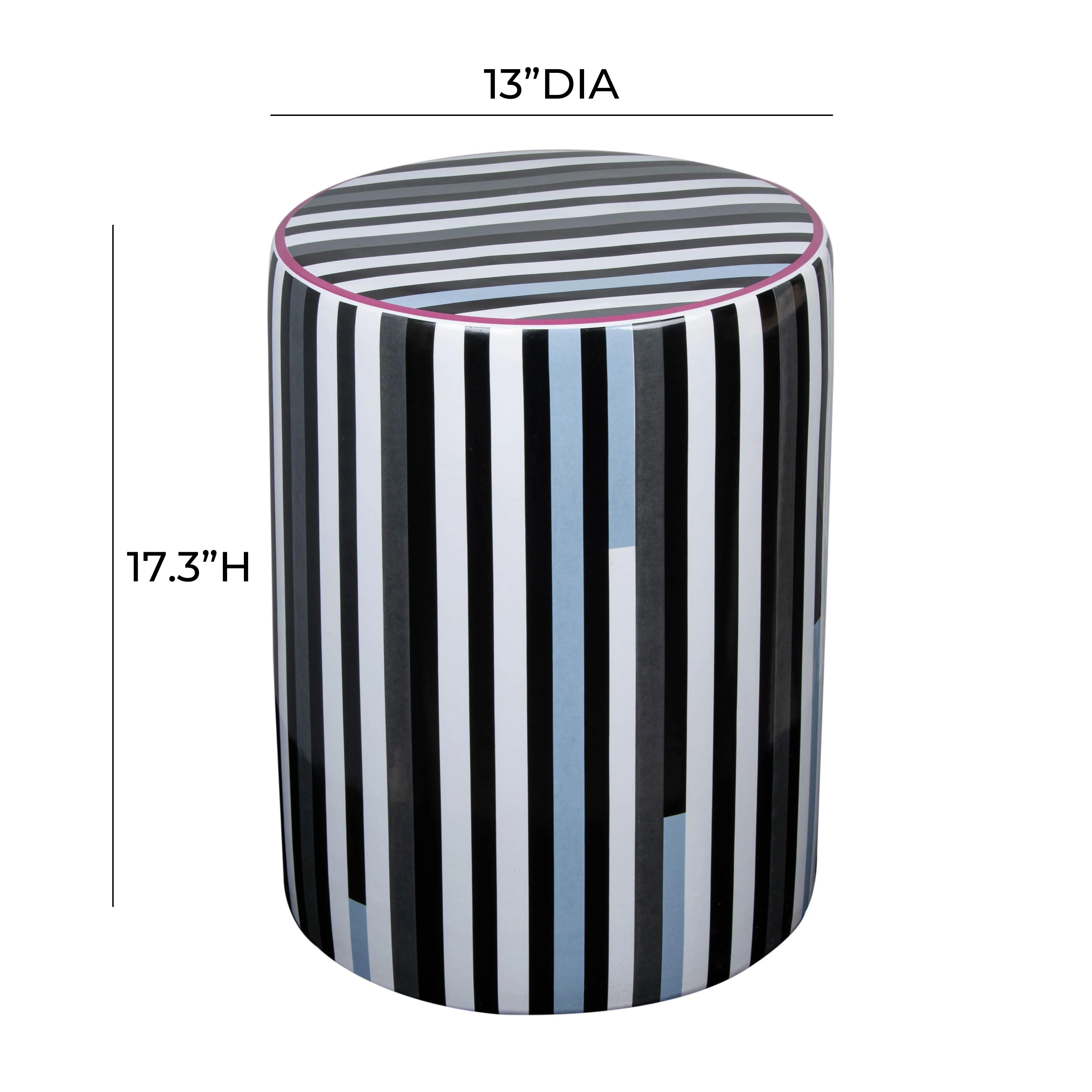 Taurus Ceramic Indoor/Outdoor Stool - Image 17