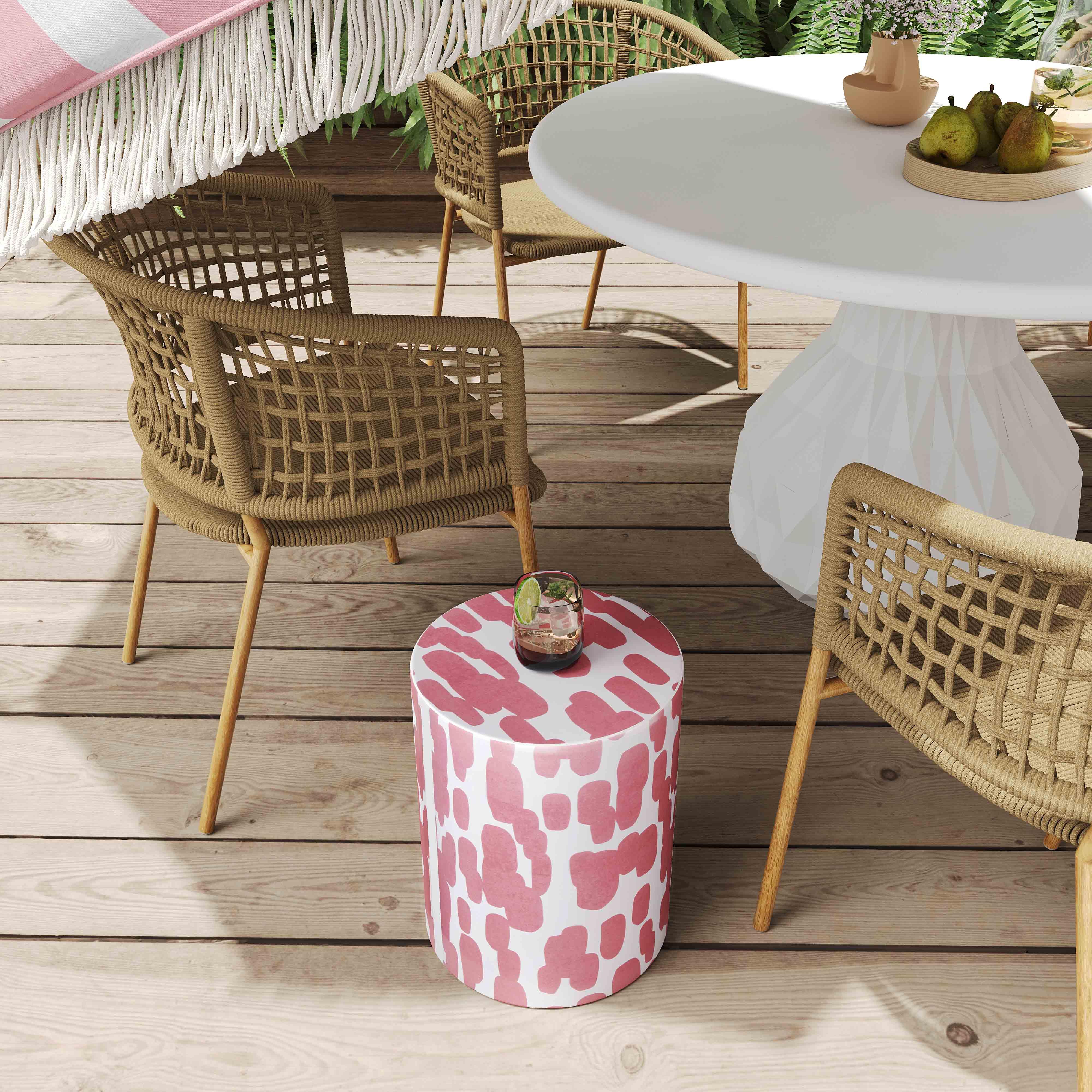 Taurus Ceramic Indoor/Outdoor Stool - Image 8