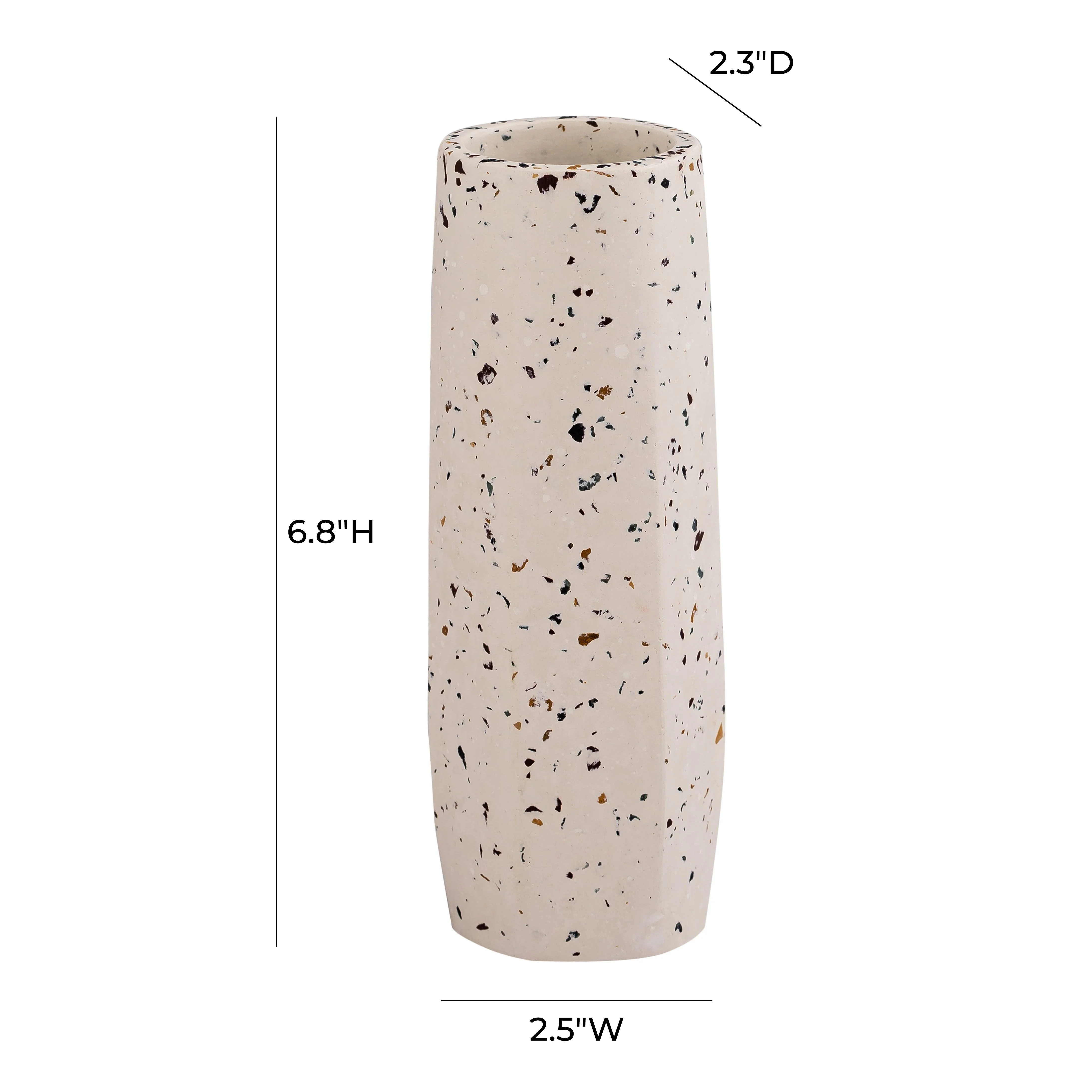 Terrazzo Concrete Vase - Image 4