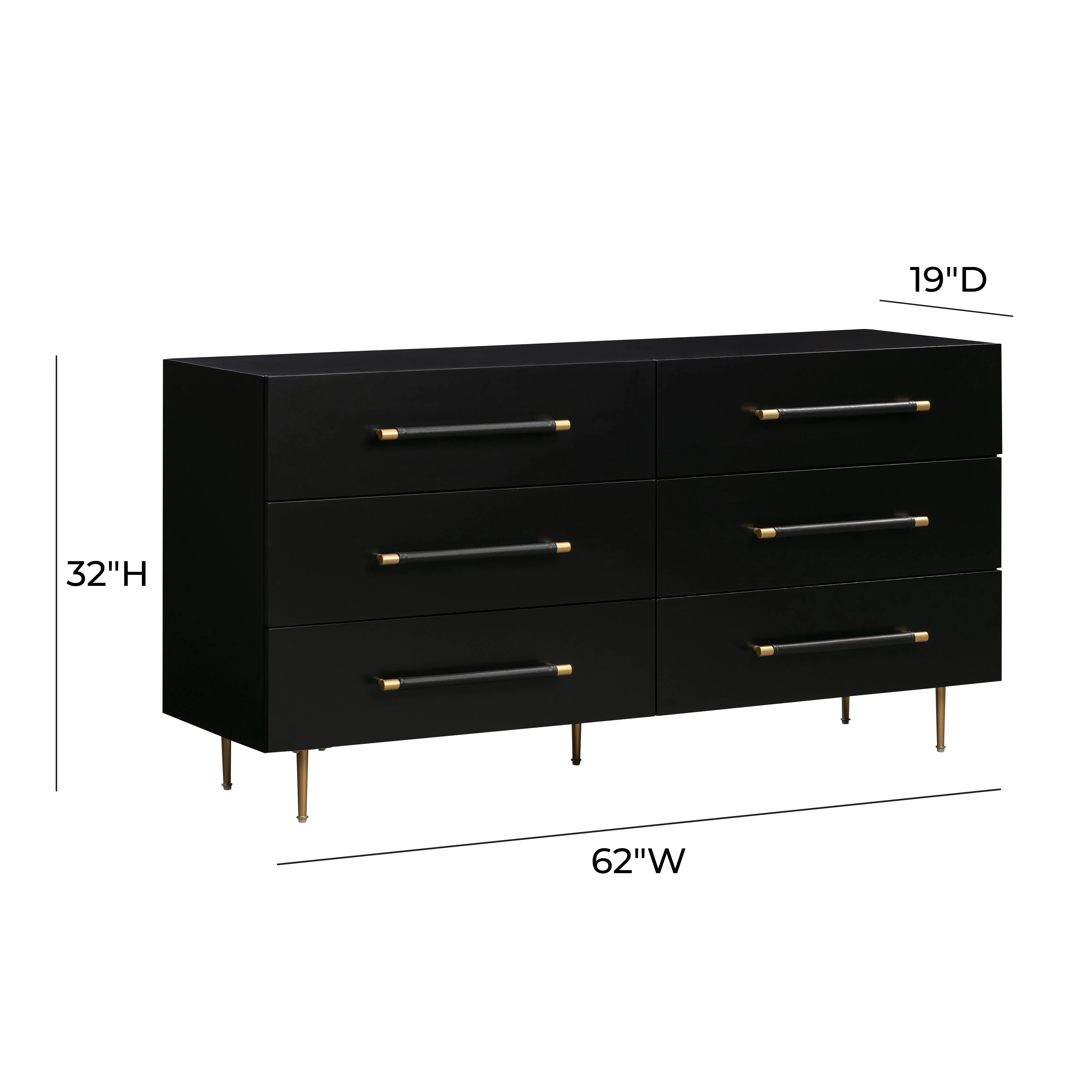 Trident 62" 6-Drawer Dresser - Image 27
