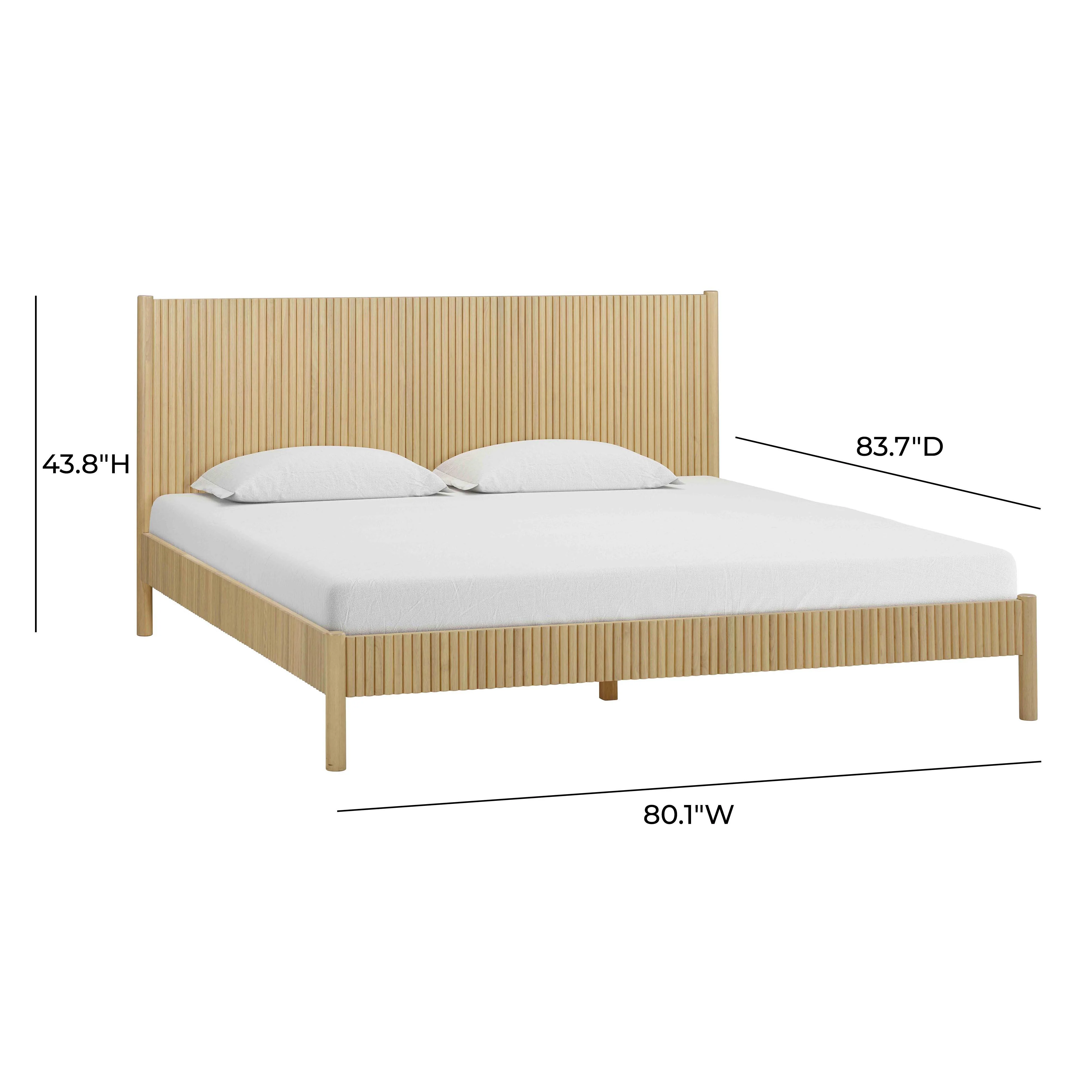Tyla Natural Wood Bed - Image 14