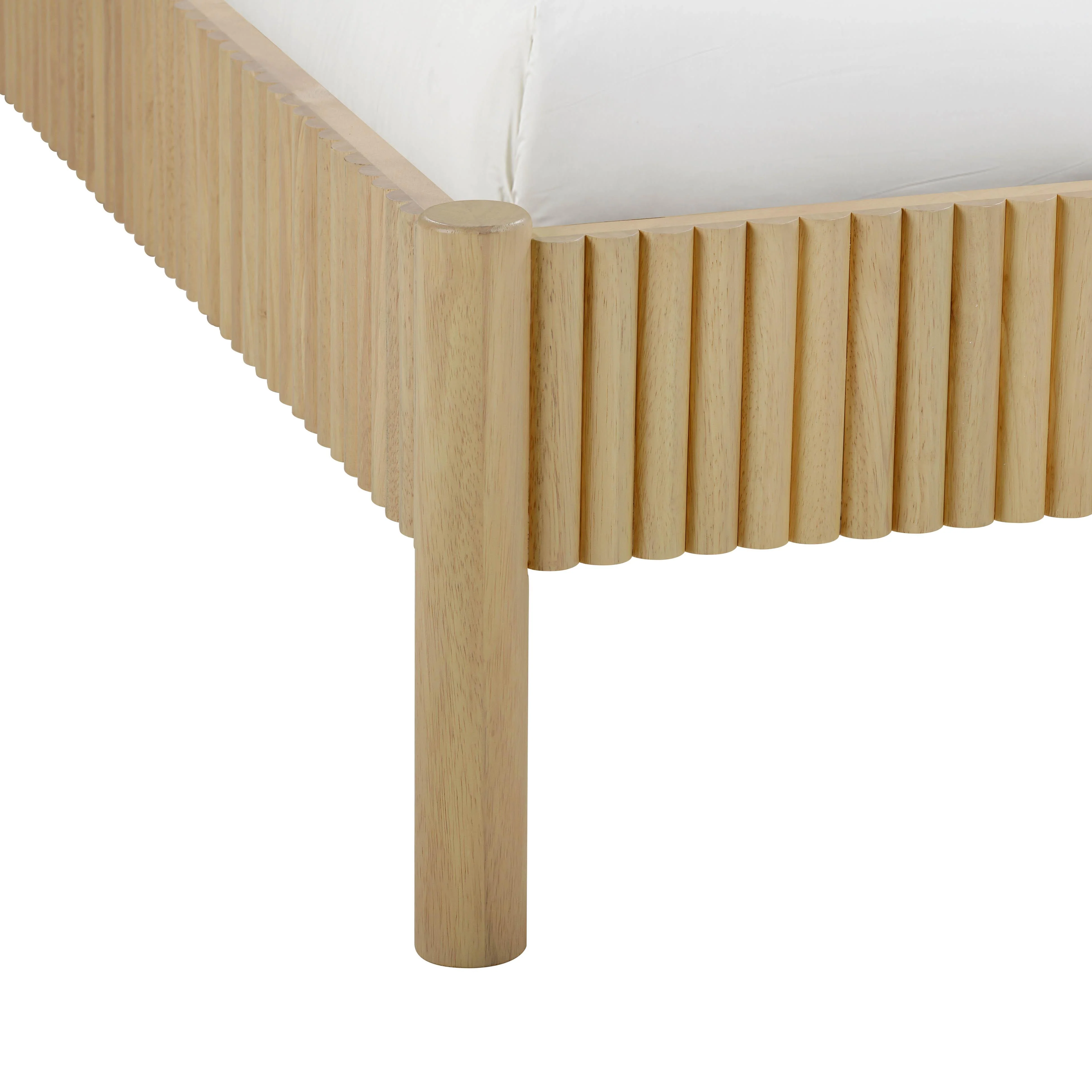 Tyla Natural Wood Bed - Image 6
