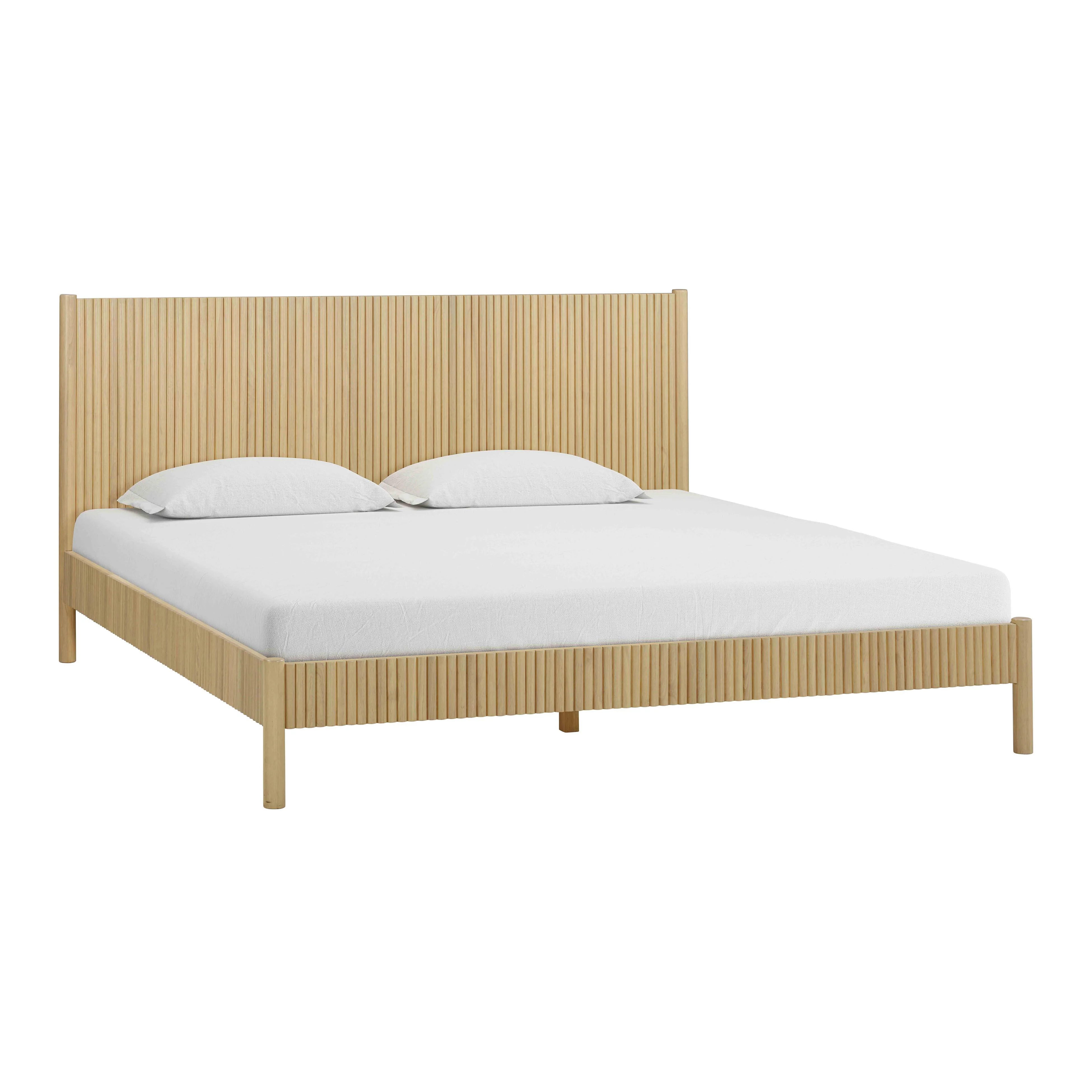 Tyla Natural Wood Bed - Image 8