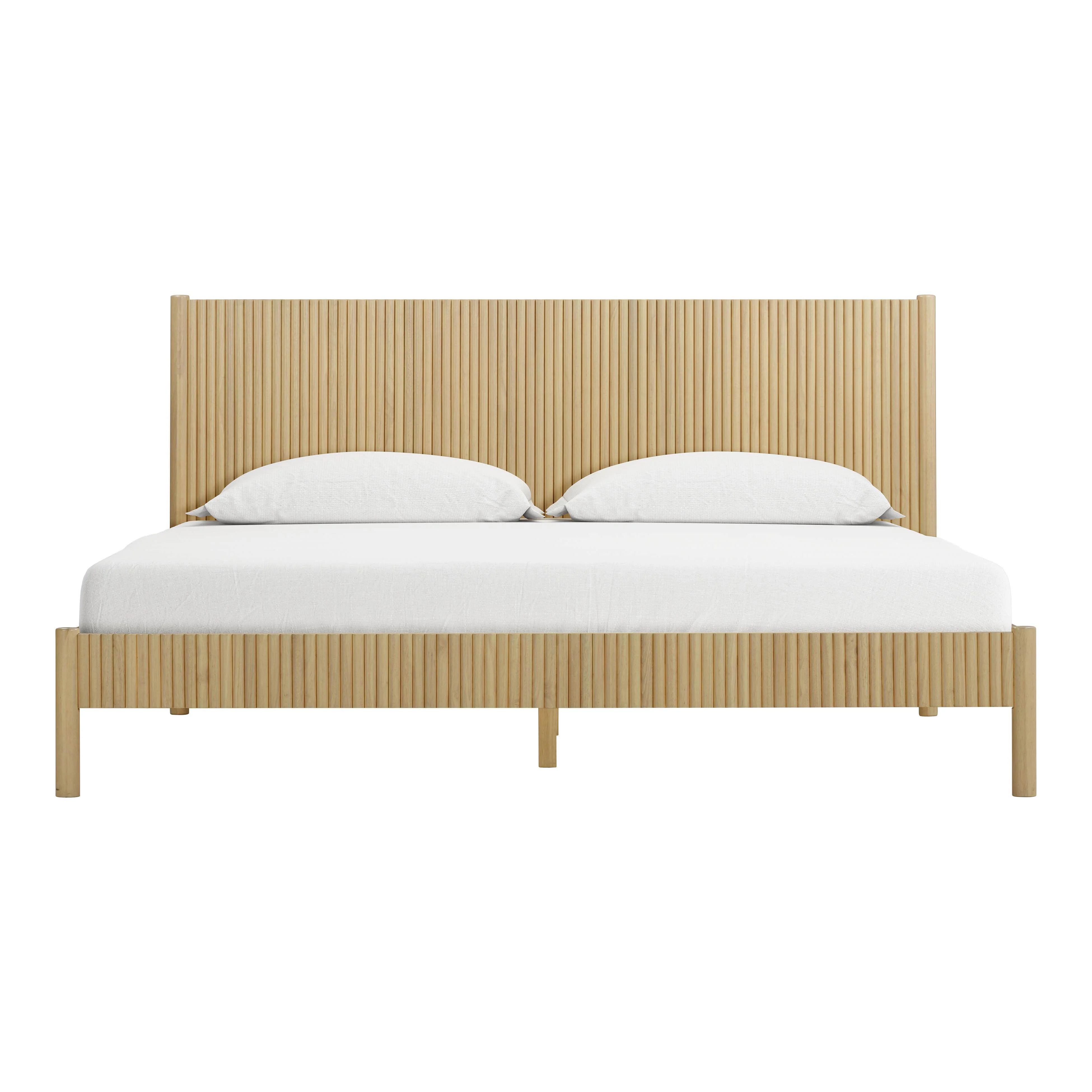 Tyla Natural Wood Bed - Image 9