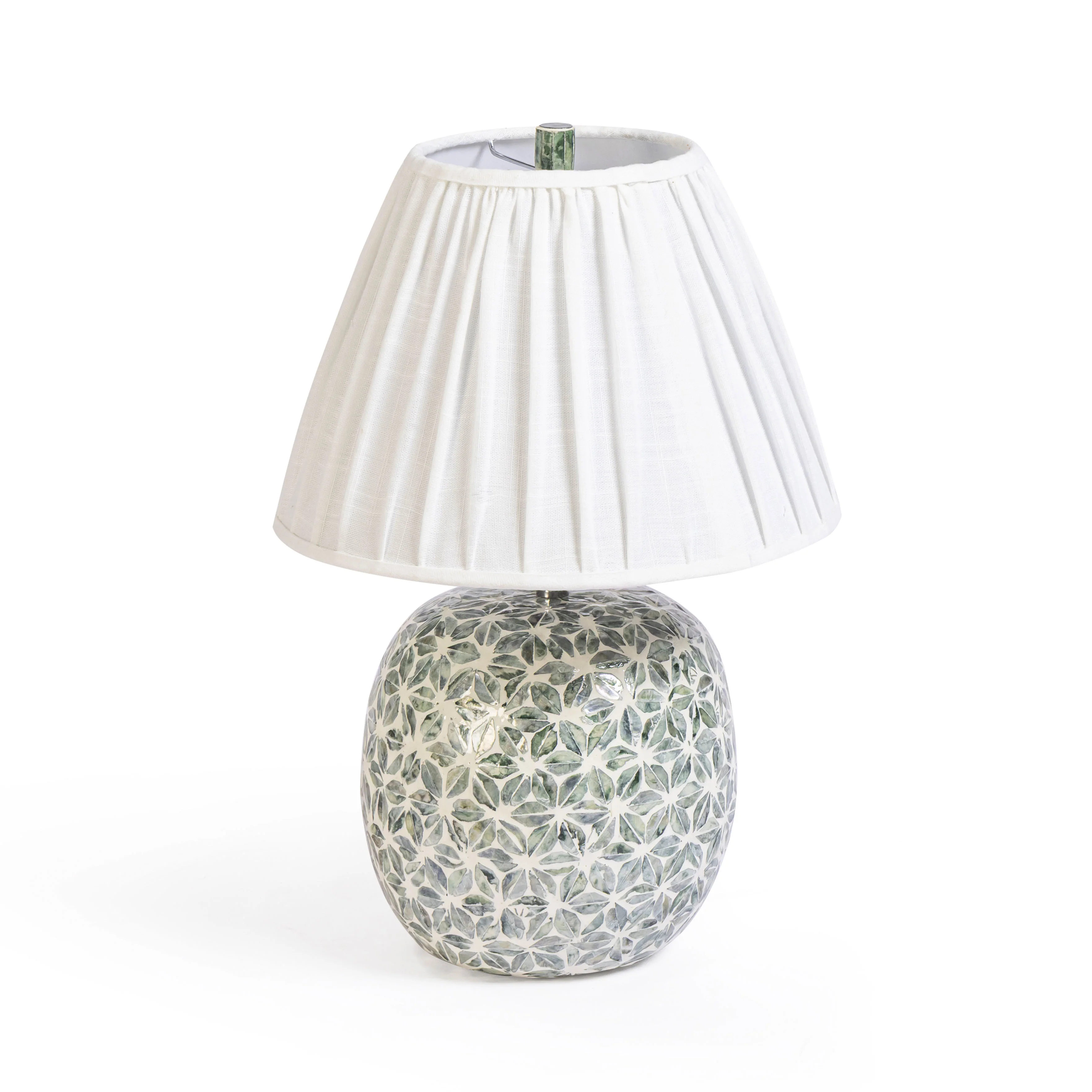 Yaya Green Capiz Shell Table Lamp - Image 4