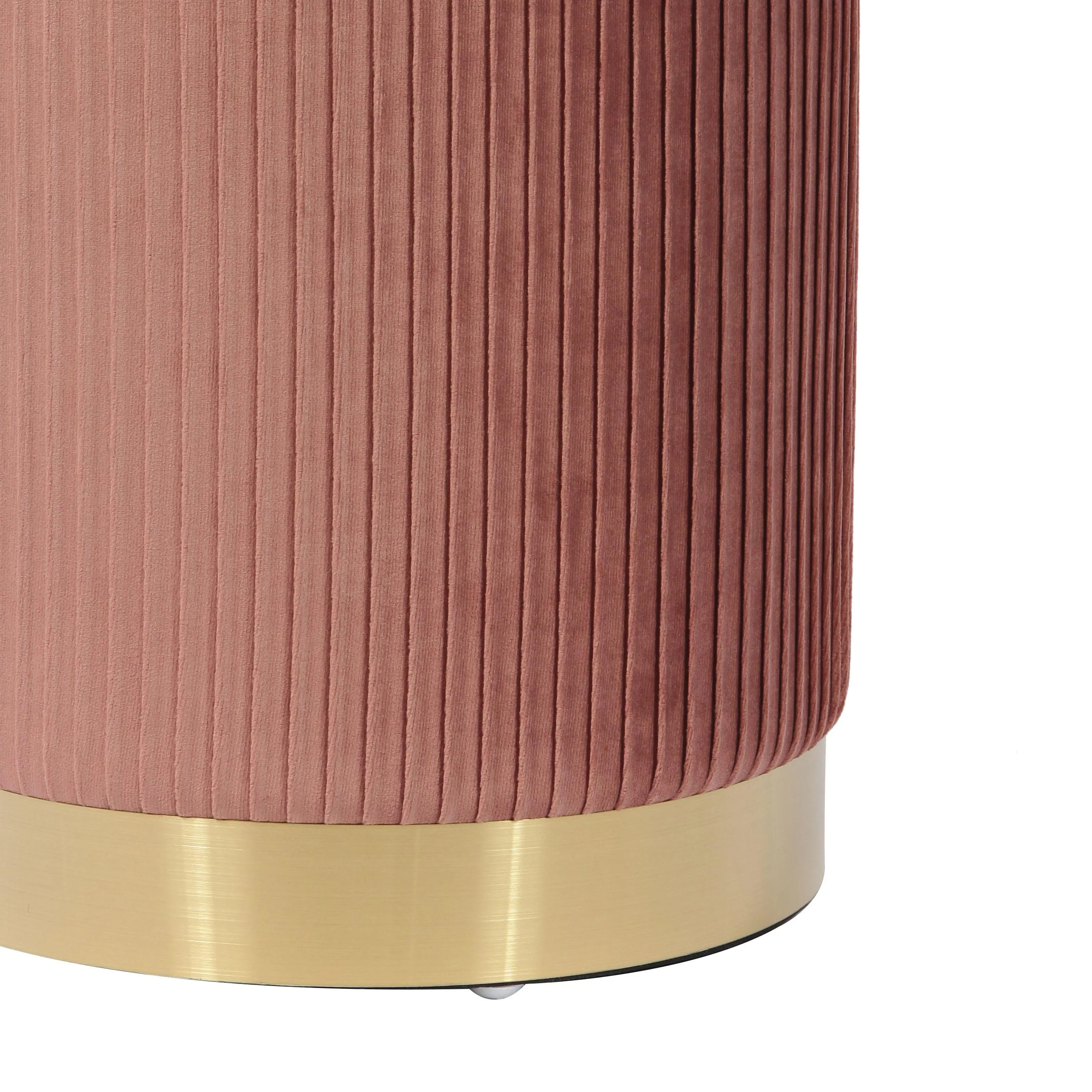 Zoe Performance Velvet Storage Ottoman - Image 6